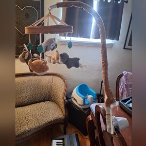 Woodland Animals Crib Moblie And Arm
